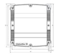 Obudowa z tworzywa sztucznego, FieldPower®, 192 x 181 x 87 mm, Poliwęglan, wzmocniony włóknem szklanym, nieobrobiony, czarny, BG GHDE 10P HO PT6
