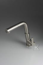 Bateria kuchenna z wyciąganą wylewką Silia, titanium