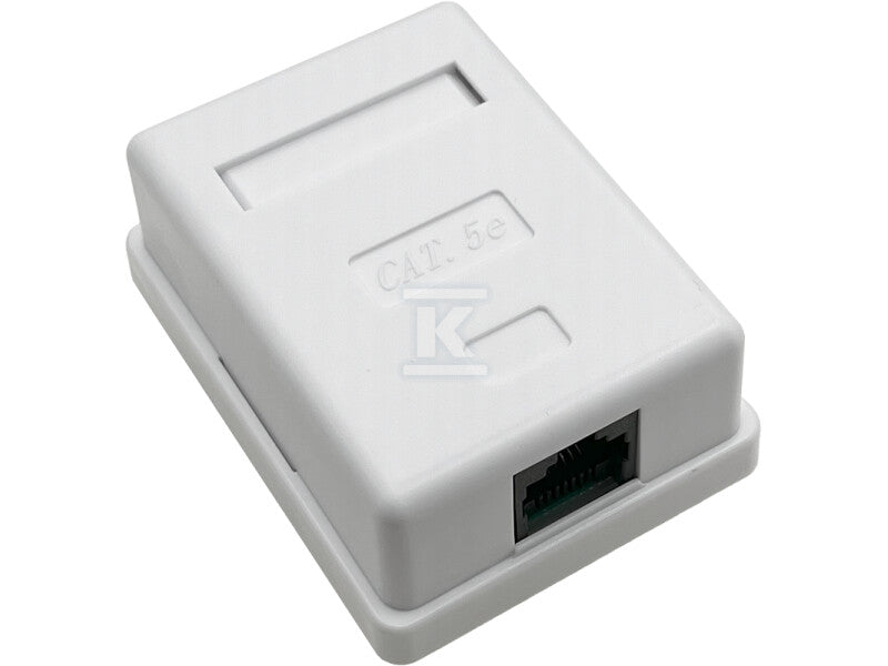 Gniazdo natynkowe UTP kat.5e 1xRJ45