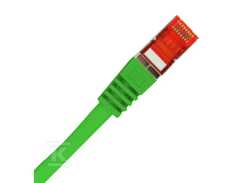 Patchcord S/FTP kat.6A LSOH 1.0m zielony ALANTEC