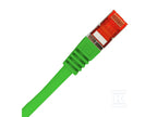 Patchcord F/UTP kat.6 PVC 1.0m zielony ALANTEC