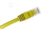 Patchcord U/UTP kat.6 PVC 1.0m żółty ALANTEC
