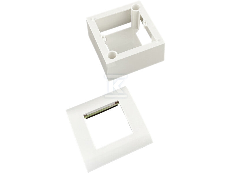 Puszka + support (metalowy) + ramka 45x45 (komplet 1M)