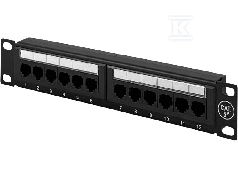 Patch panel UTP 12 portów LSA 10" 1U