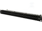 Patch panel OPTIMUM UTP kat.6 48 portów LSA 1U