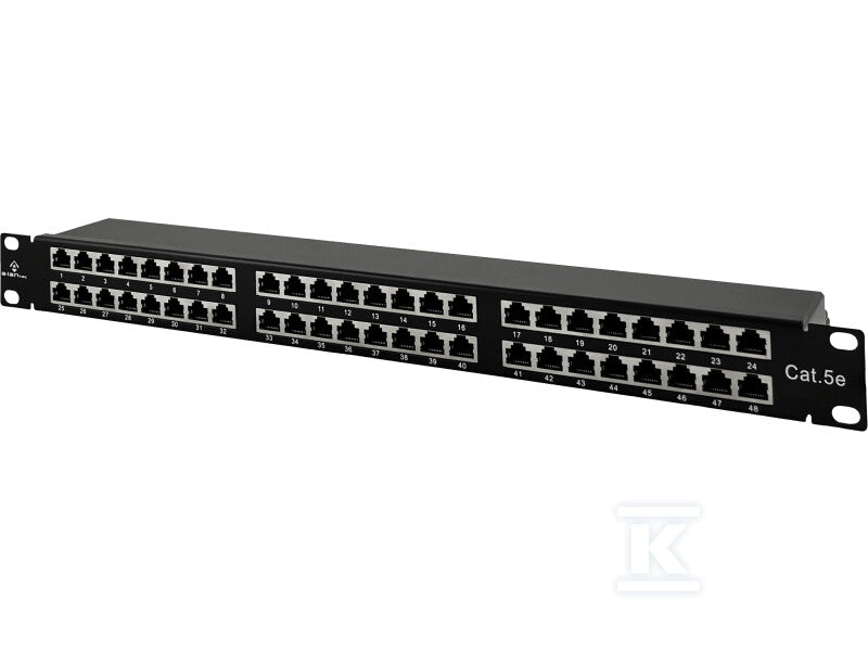 Patch panel STP kat.5e, 48 portów, IDC ALANTEC