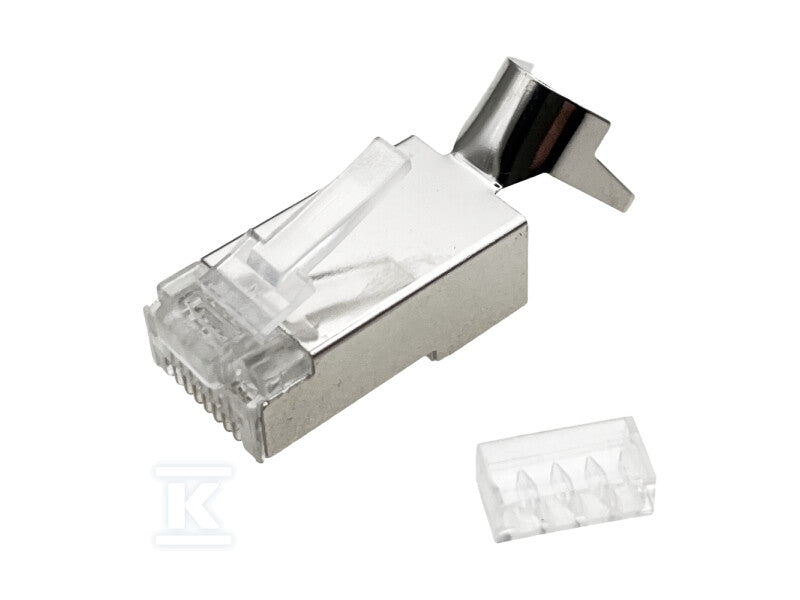Wtyk RJ45 STP na "gruby" drut 23 AWG do zaciskarki specjalnej NI036