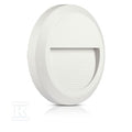 Oprawa schodowa 2W LED V-TAC biała okrągła 230V IP65 VT-1142 4000K 80lm