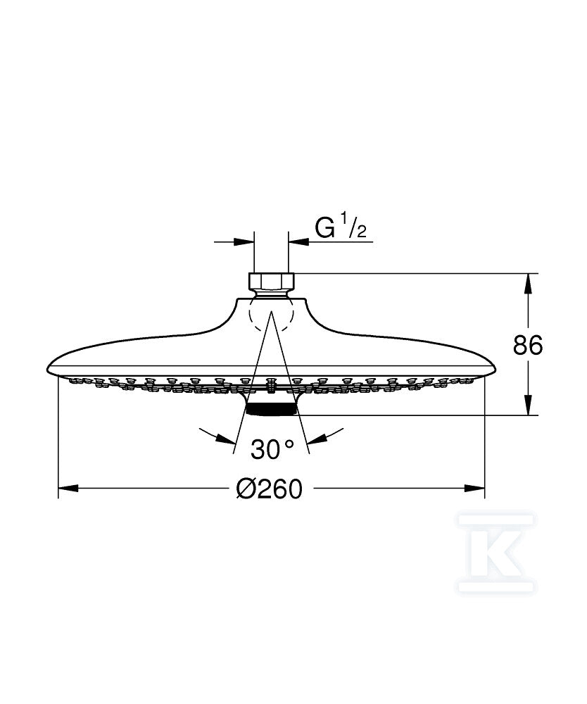 Złącze kątowe Hansgrohe Fix fit 26457000