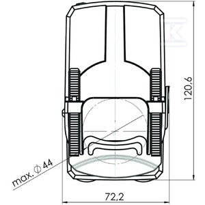 Przekładnik prądowy, Przekładnik prądowy z rdzeniem rozdzielonym, KCMA-44-750-5A-5VA-1