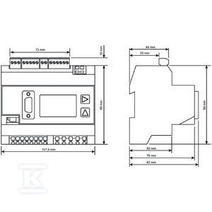 Urządzenie pomiarowe wielkości elektrycznych, 480 V, Modbus RTU, Modbus-Gateway, Modbus TCP/IP, Modbus RTU over Ethernet, SNMP, BACnet (optional), ENERGY ANALYSER D550-24