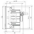 Urządzenie pomiarowe wielkości elektrycznych, 480 V, PROFINET, Modbus RTU, Modbus TCP/IP, Modbus RTU over Ethernet, SNMP, ENERGY METER 700-PN-24