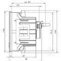 Urządzenie pomiarowe wielkości elektrycznych, 480 V, PROFINET, Modbus RTU, Modbus TCP/IP, Modbus RTU over Ethernet, SNMP, ENERGY METER 700-PN-230
