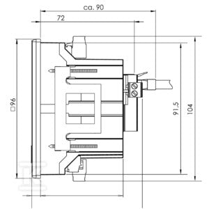 Urządzenie pomiarowe wielkości elektrycznych, 480 V, Modbus RTU, Modbus-Gateway, Modbus TCP/IP, Modbus RTU over Ethernet, SNMP, BACnet (optional), ENERGY METER 750-230