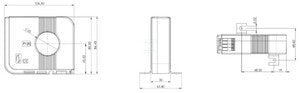 Przekładnik prądowy, zamknięty przekładnik prądowy, CMA-RCM-DACT-35