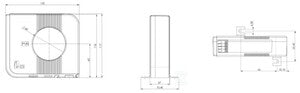 Przekładnik prądowy, zamknięty przekładnik prądowy, CMA-RCM-DACT-60