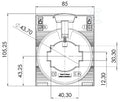 Przekładnik prądowy, zamknięty przekładnik prądowy, CMA-51-1250-5A-5VA-0,5