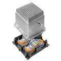 Zasilanie w obudowie, IP65, w stanie kompletnym, 10 A, 24 V, DC, Zacisk IDC, PUSH IN, M12, kod A, FP PRO TOP3 24/10 2P
