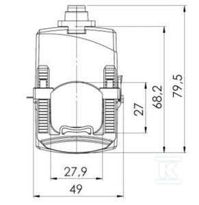 Przekładnik prądowy, Przekładnik prądowy z rdzeniem rozdzielonym, KCMA-28-500-1A-1VA-0.5