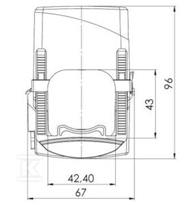 Przekładnik prądowy, Przekładnik prądowy z rdzeniem rozdzielonym, KCMA-42-600-5A-2.5VA-0.5