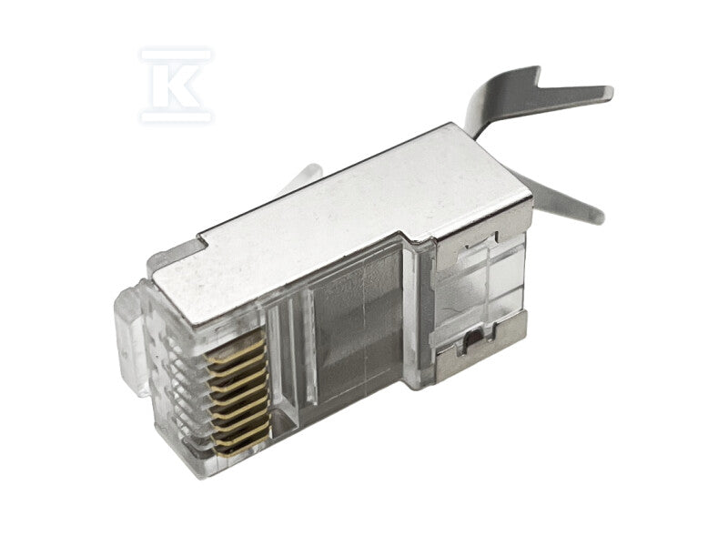 Wtyk RJ45 STP na "gruby" drut 23 AWG do zaciskarki specjalnej NI036