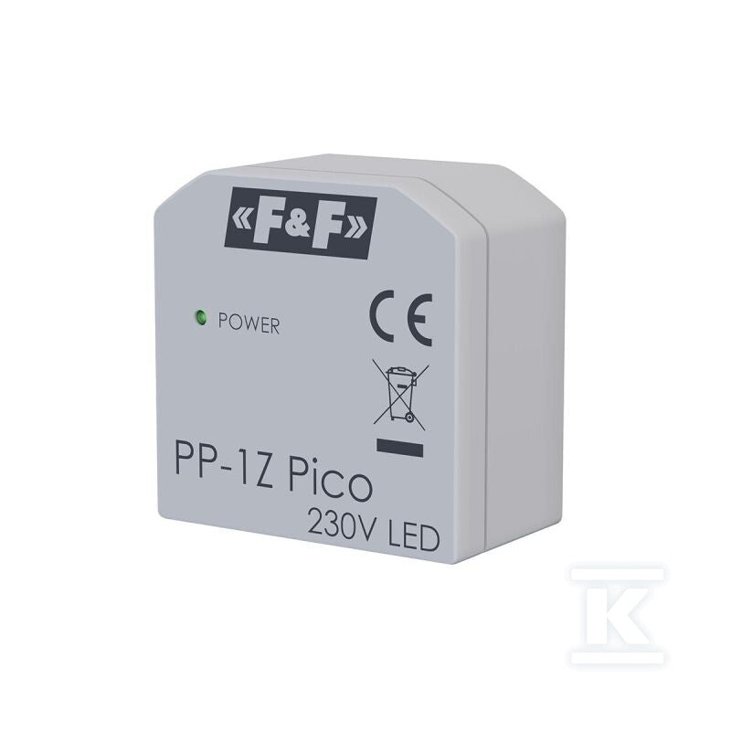 Miniaturowy przekaźnik elektromagnetyczny, 1Z 16A, montaż podtynkowy,U=100-265V AC,styk:1Z 16A (120A/20ms)