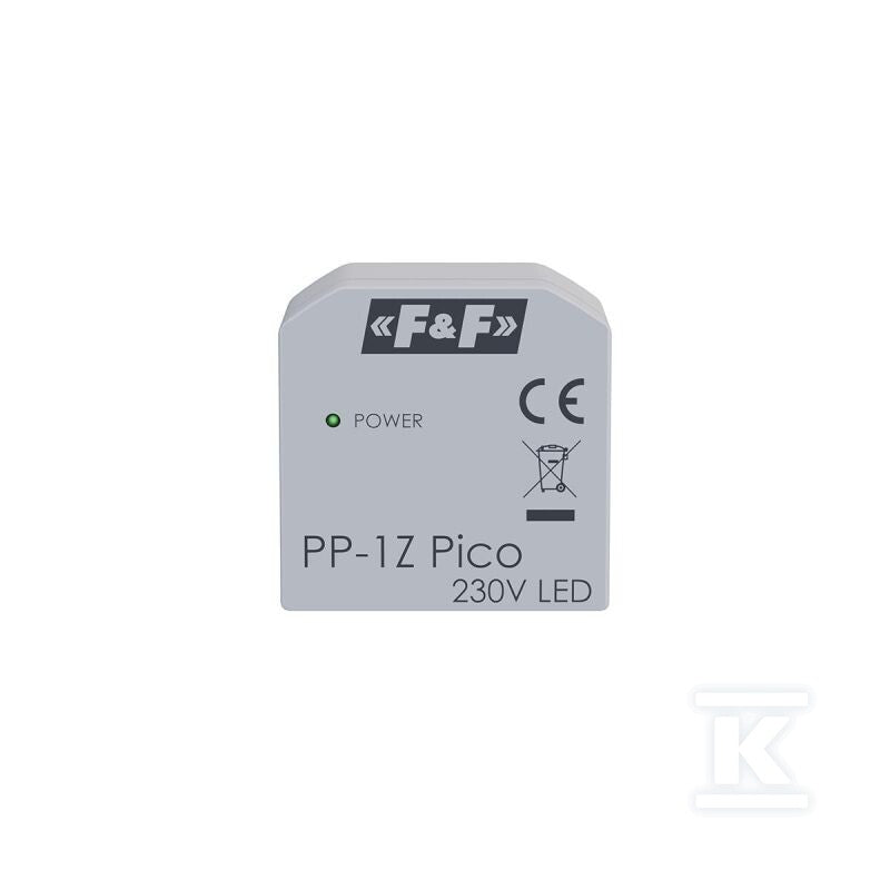 Miniaturowy przekaźnik elektromagnetyczny, 1Z 16A, montaż podtynkowy,U=100-265V AC,styk:1Z 16A (120A/20ms)