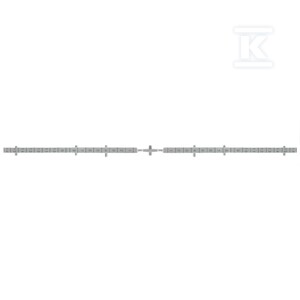 Płyta separacyjna (terminal), szary, Wysokość: 225 mm, Szerokość: 2 mm, V-0, Poliwęglan, TW PRV16 1-16