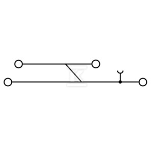 Zacisk modułowy wielorzędowy, złącze śrubowe, czarny, 2.5 mm2, 800 V, liczba przyłączeń: 4, liczba poziomów: 2, TS 35, V-0, WDK 2.5N V SW
