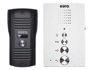 Domofon "EURA" ADP-11A3 "INVITO" biały - głośnomówiący, bezsłuchawkowy