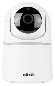Kamera IP WiFi "EURA" IC-01A3 - bezprzewodowa, wewnętrzna, 5.0 MPx, obsługa kart SD 128GB, głośnik i mikrofon, 2,4 GHz, Tuya