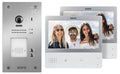Wideodomofon "EURA" VDP-71A5/P "2EASY" - dwurodzinny, 2x LCD 7", biały, czytnik zbliżeniowy Unique 125 kHz, podtynkowy