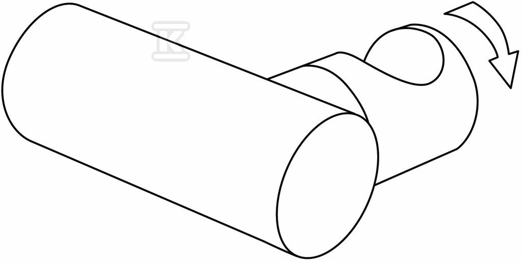 Uchwyt punktowy słuchawki mosiężny Round, złoty