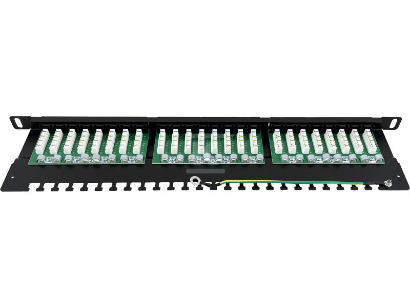 Patch panel OPTIMUM UTP kat.6 24 porty LSA 0.5U