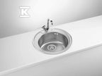 Bateria zlewozmywakowa Joko chrom z wylewką "f"