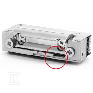 Rygiel elektromagnetyczny (elektrozaczep) XS12UP symetryczny z pamięcią wąski 16,5 mm AC/DC