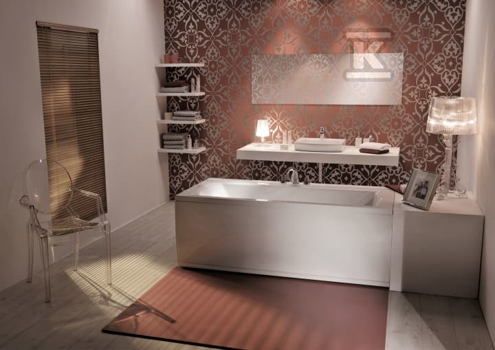 Wanna Biała Nogi Linea 1800x800