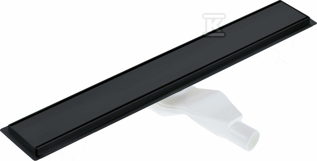 Odpływ liniowy podłogowy 90 cm - Odwracalny, nero