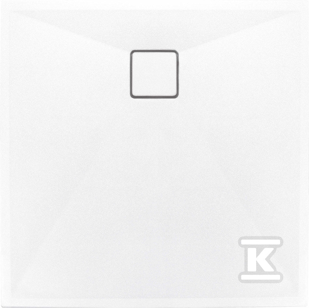 Brodzik granitowy kwadratowy 80x80 cm Correo, alabaster