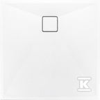 Brodzik granitowy kwadratowy 80x80 cm Correo, alabaster