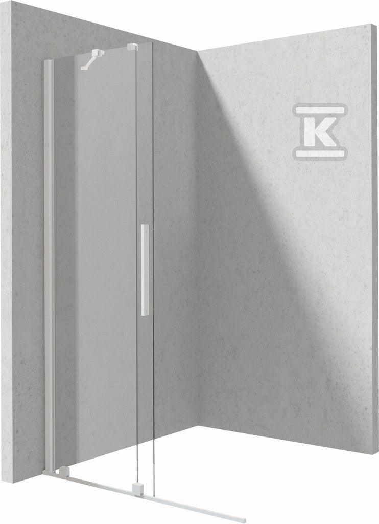 Ścianka prysznicowa walk-in - przesuwna Prizma, bianco
