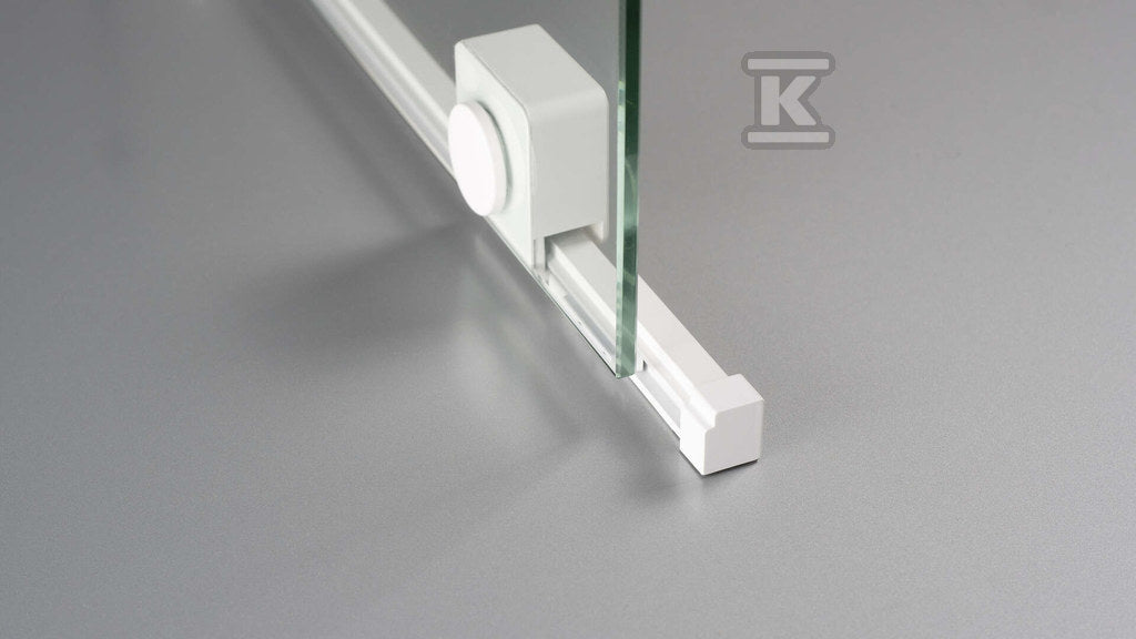 Ścianka prysznicowa walk-in - przesuwna Prizma, bianco