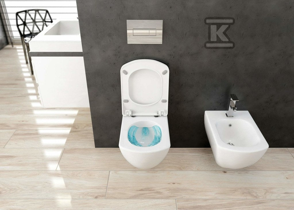 Bidet wiszący Anemon, biały