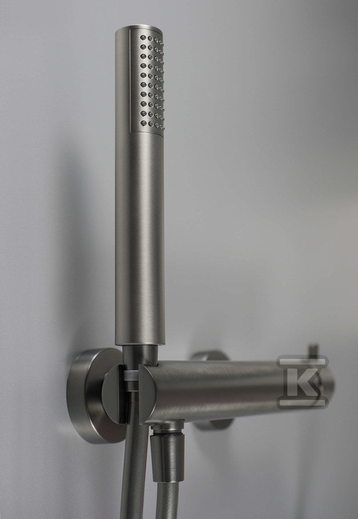 Bateria prysznicowa z zestawem prysznicowym Silia, titanium
