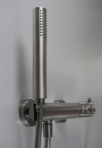 Bateria prysznicowa z zestawem prysznicowym Silia, titanium