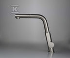 Bateria kuchenna z wyciąganą wylewką Silia, titanium