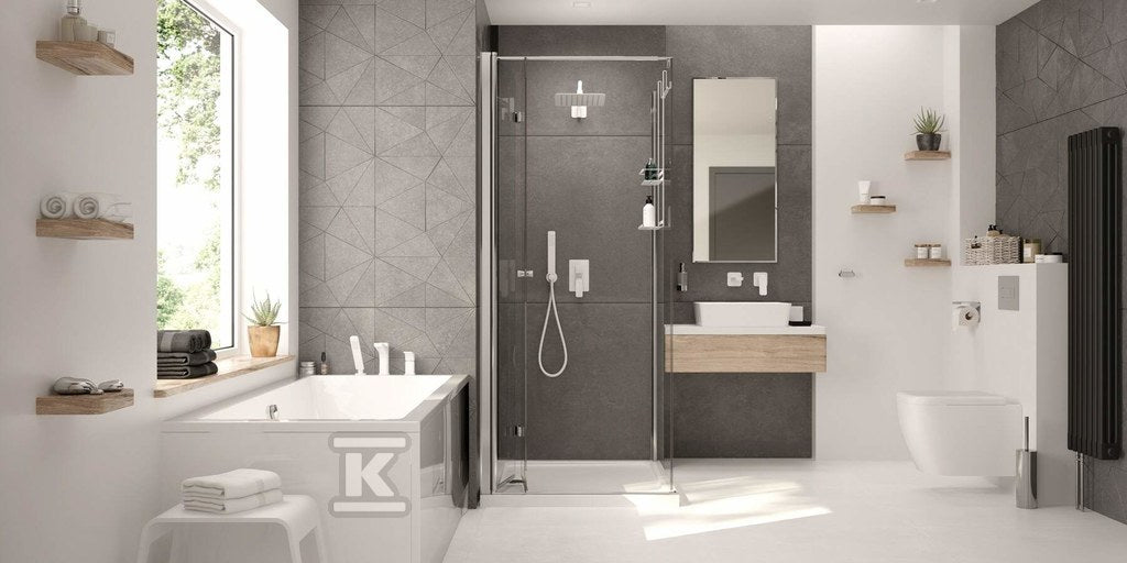 Ścianka prysznicowa / walk-in systemu Kerria Plus Kerria Plus 100 cm, chrom