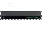 Patch panel 1U/19 cali STP ekranowany 24 porty kat. 6 złącza LSA półka montażowa Q-LANTEC