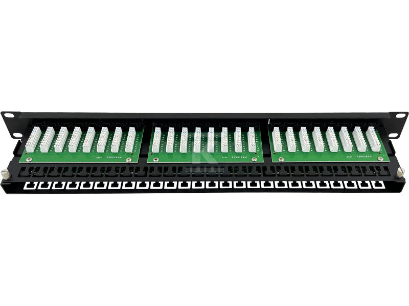 Patch panel OPTIMUM UTP kat.6 48 portów LSA 1U