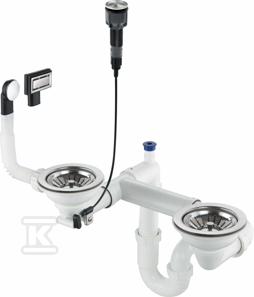 Syfon do zlewozmywaka granitowego 1.5- i 2-komorowego - Space-Saver Space-Saver, stal